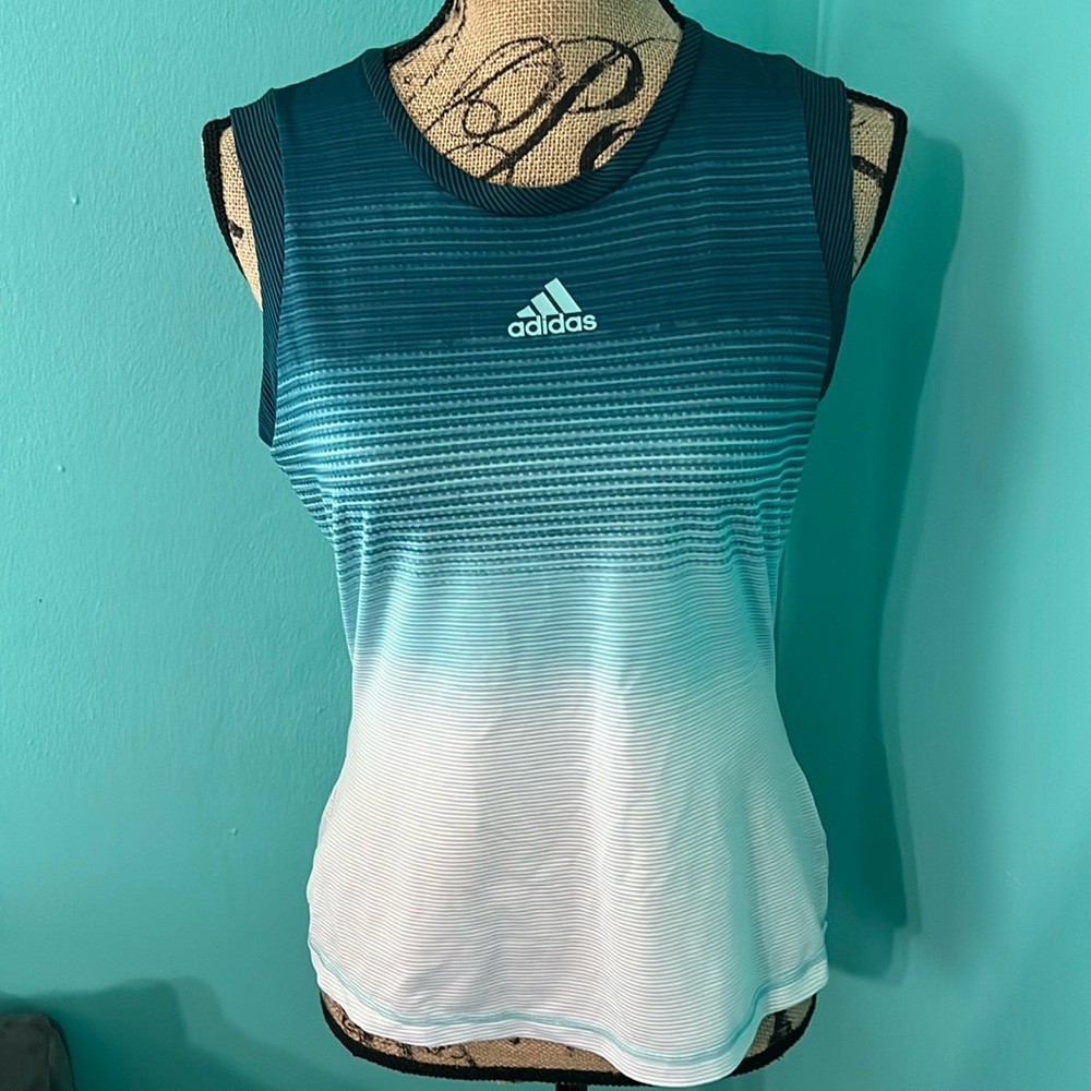 #68 Adidas X Parley For The Ocean Sweat Resistant Sleeveless Active Shirt M
